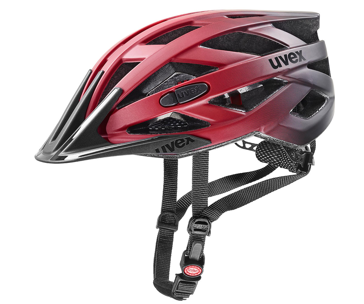 UVEX I-VO CC, RED BLACK MAT 2024 52-56 cm