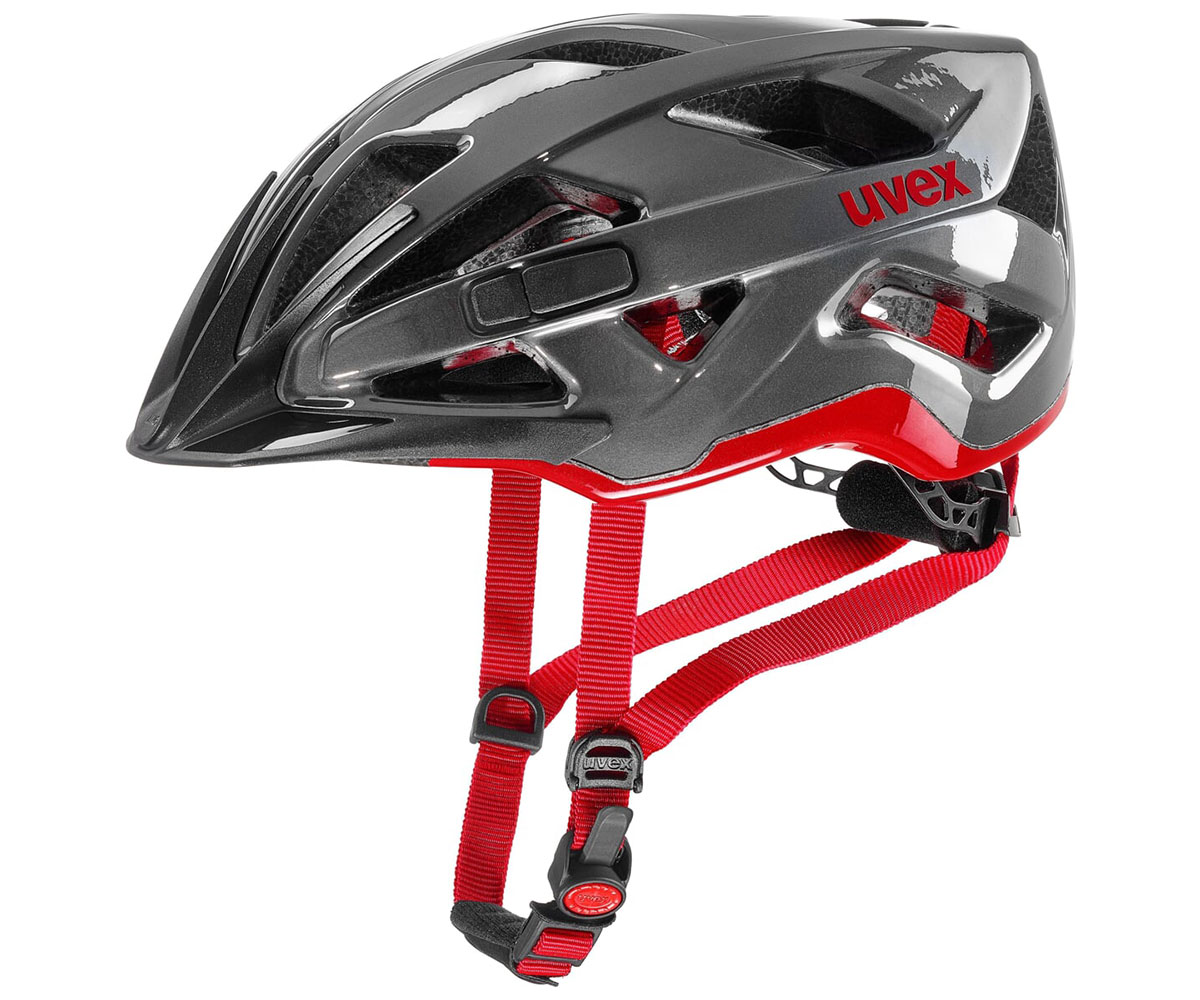 UVEX ACTIVE, ANTHRACITE RED 2024 56-60 cm